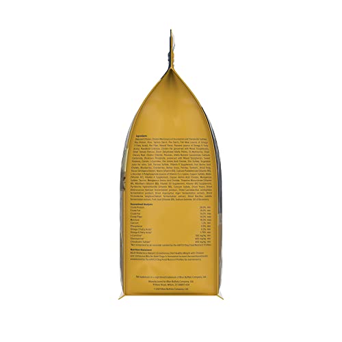 Blue Buffalo Life Protection Formula Adult Dry Dog Food, Helps Build and Maintain Strong Muscles, Made with Natural Ingredients, Chicken & Brown Rice Recipe, 30-lb. Bag