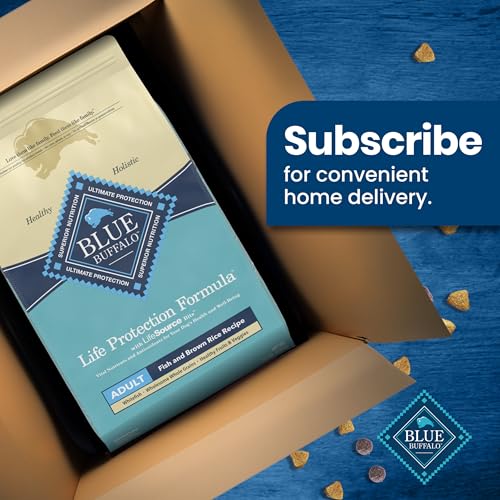 Blue Buffalo Life Protection Formula Adult Dry Dog Food, Helps Build and Maintain Strong Muscles, Made with Natural Ingredients, Chicken & Brown Rice Recipe, 30-lb. Bag