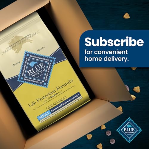 Blue Buffalo Life Protection Formula Adult Dry Dog Food, Helps Build and Maintain Strong Muscles, Made with Natural Ingredients, Chicken & Brown Rice Recipe, 30-lb. Bag