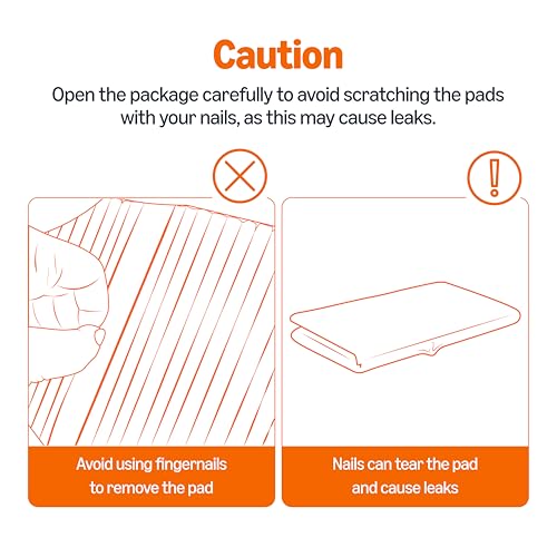 Amazon Basics Leak-Proof Dog and Puppy Potty Training Pee Pads with Quick-Dry 5-Layer Super Absorbent Design, Regular Size 22 x 22 inch, Blue & White, 100 Count