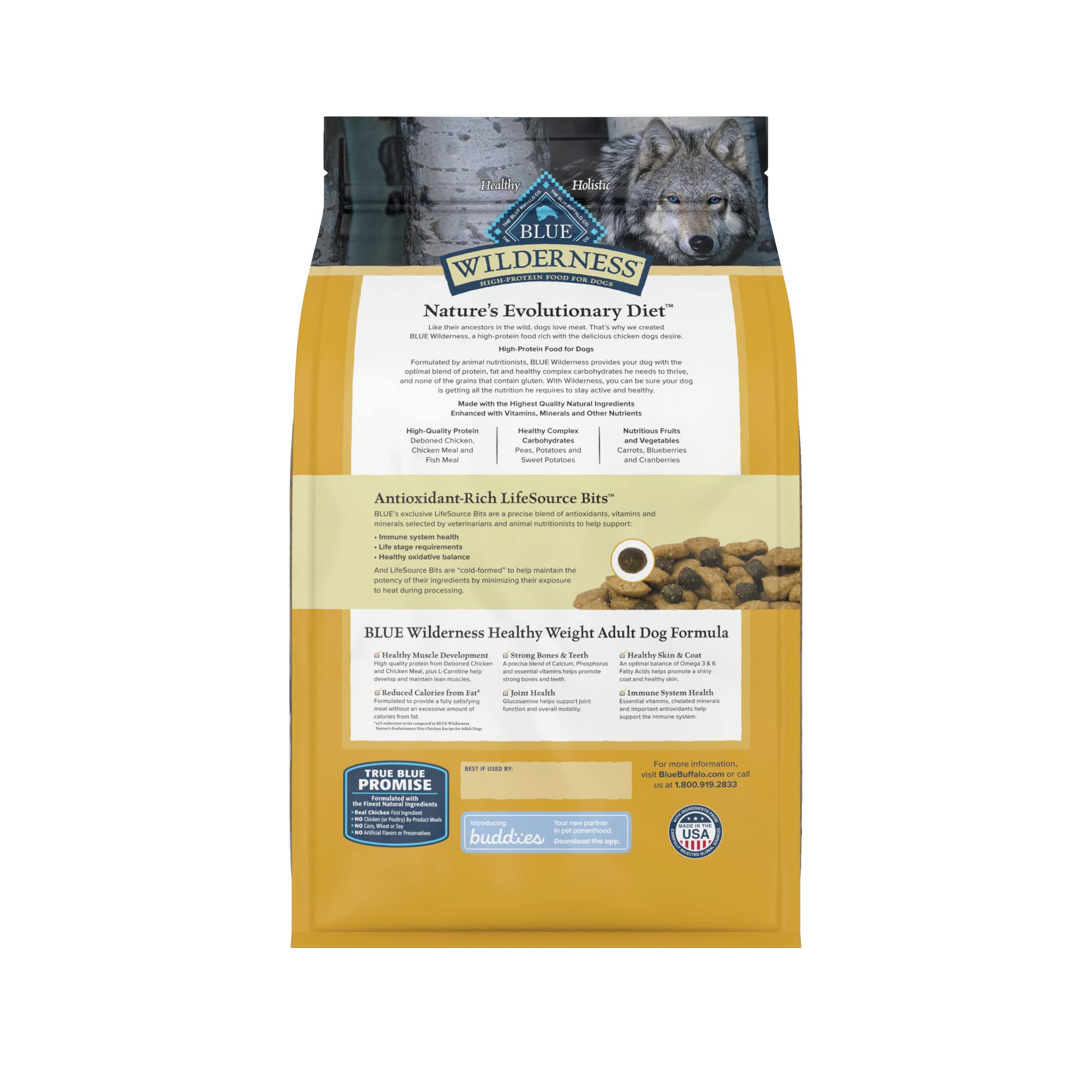 Blue Buffalo Life Protection Formula Adult Dry Dog Food, Helps Build and Maintain Strong Muscles, Made with Natural Ingredients, Chicken & Brown Rice Recipe, 30-lb. Bag