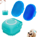 3-Piece Dog Bath & Massage Brush Set
